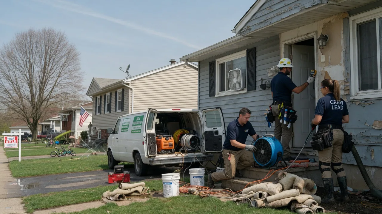 Flood Cleanup in Zanesville, OH near me