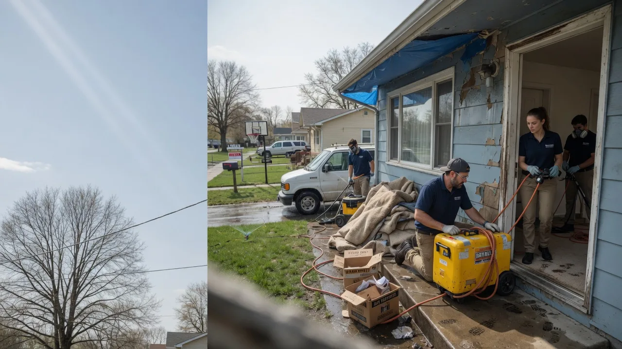 Basement Flood Cleanup in Zanesville, OH near me